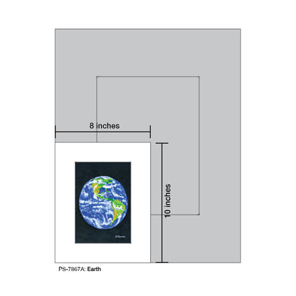 Earth, Print (#7867A) - Printed Canvas