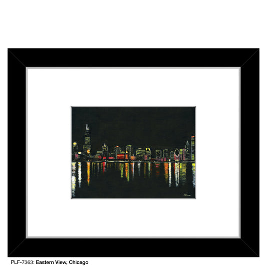 Eastern View, Chicago, Print (#7363) - Printed Canvas