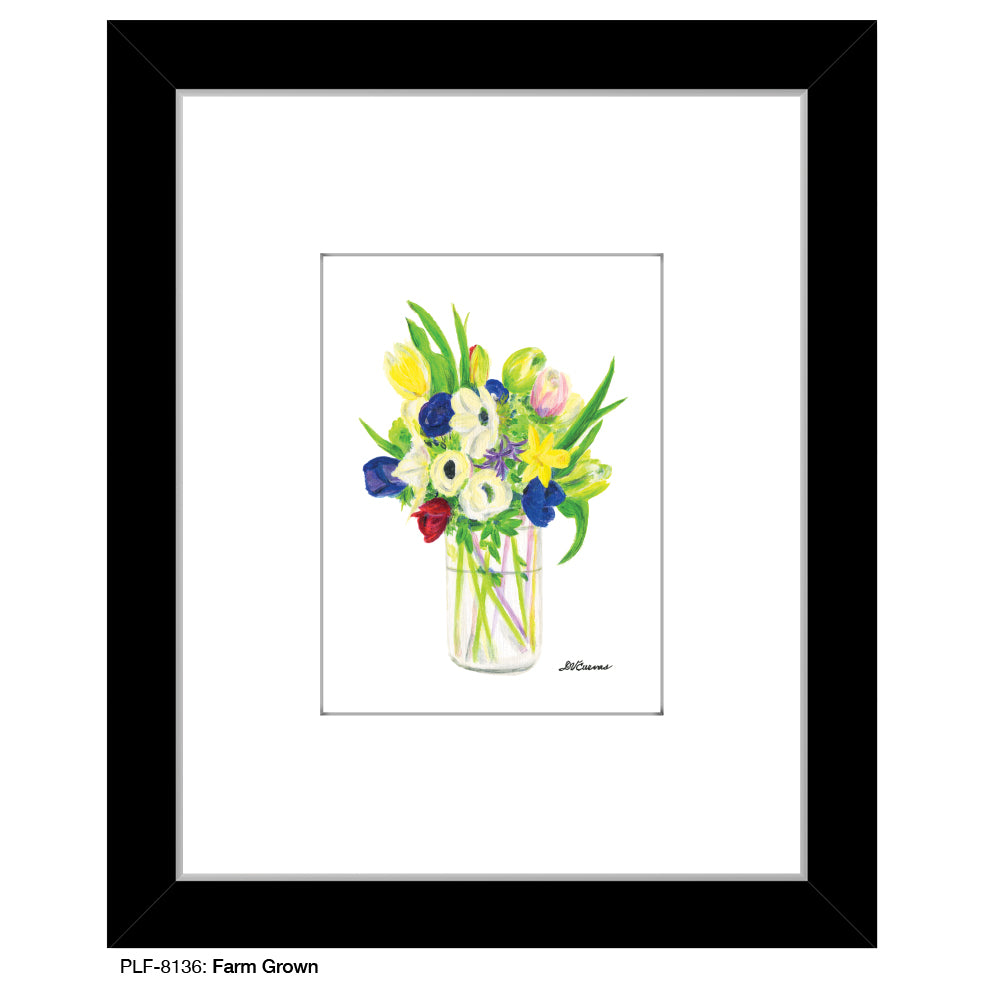 Farm Grown, Print (#8136AA), Print Matted, www.printedcanvas.com
