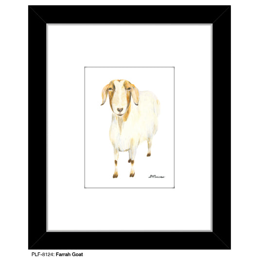 Farrah Goat, Print (#8124) - Printed Canvas