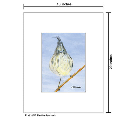 Feather Mohawk, Print (#8317E) - Printed Canvas