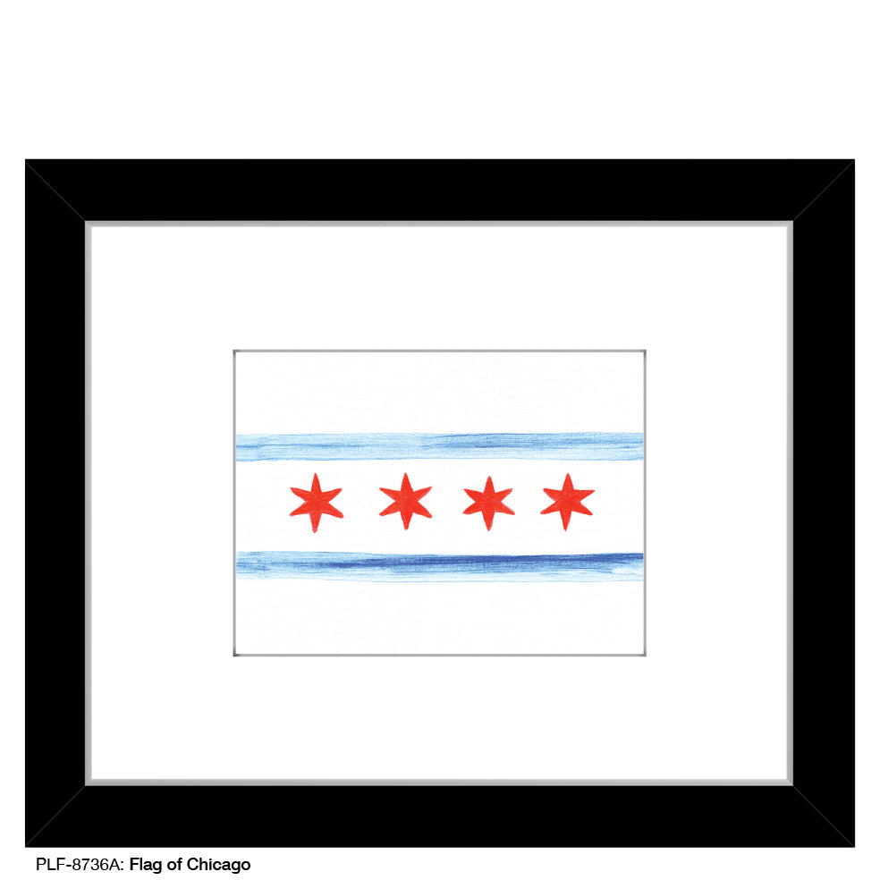 Flag of Chicago, Print (#8736A) - Printed Canvas
