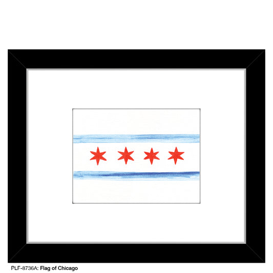 Flag of Chicago, Print (#8736A) - Printed Canvas