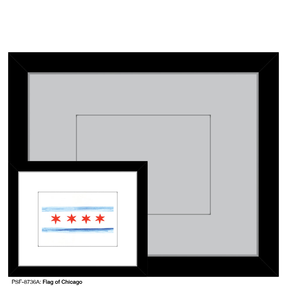 Flag of Chicago, Print (#8736A) - Printed Canvas
