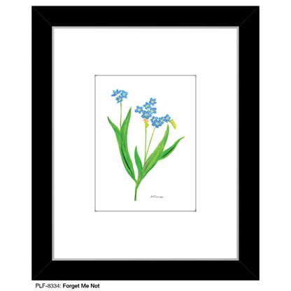 Forget Me Not, Print (#8334F), Print Matted, www.printedcanvas.com