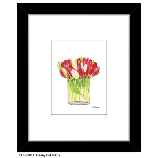 Freshly Cut Tulips, Print (#8264A) - Printed Canvas