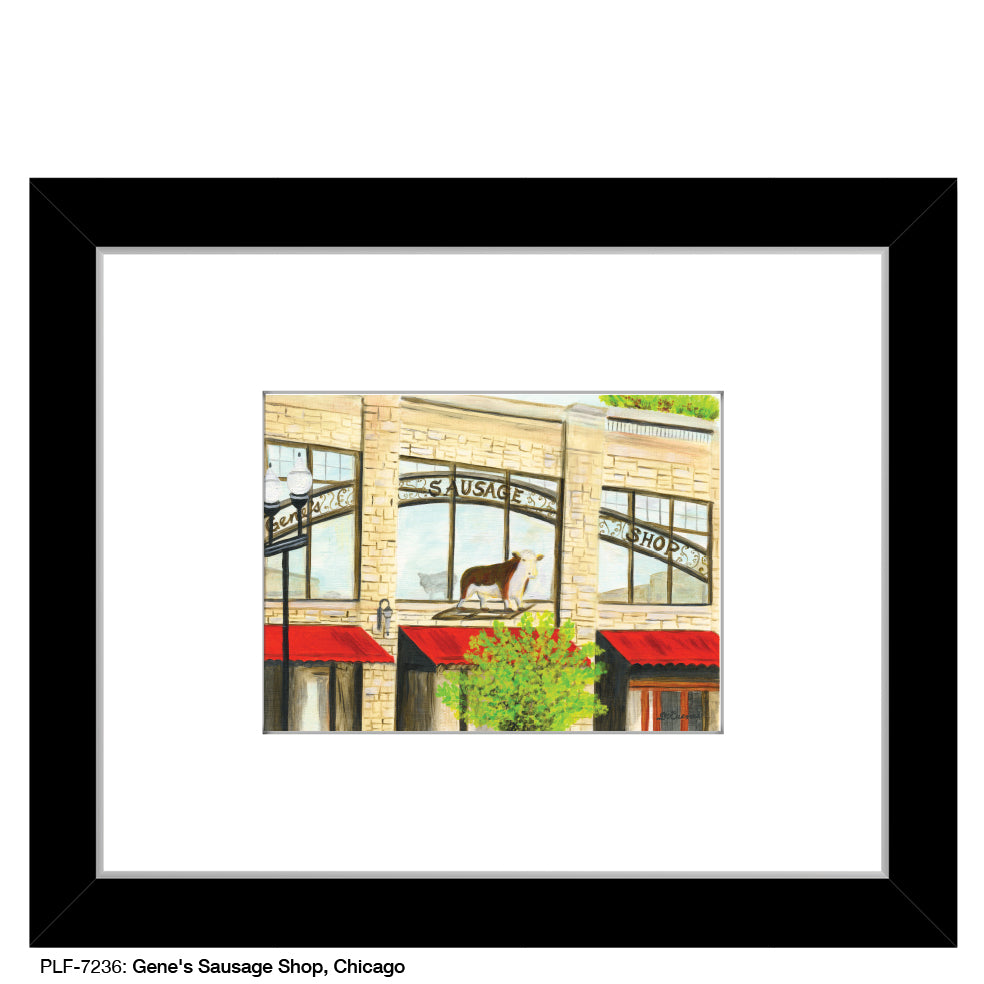 Gene's Sausage Shop, Chicago, Print (#7236) - Printed Canvas