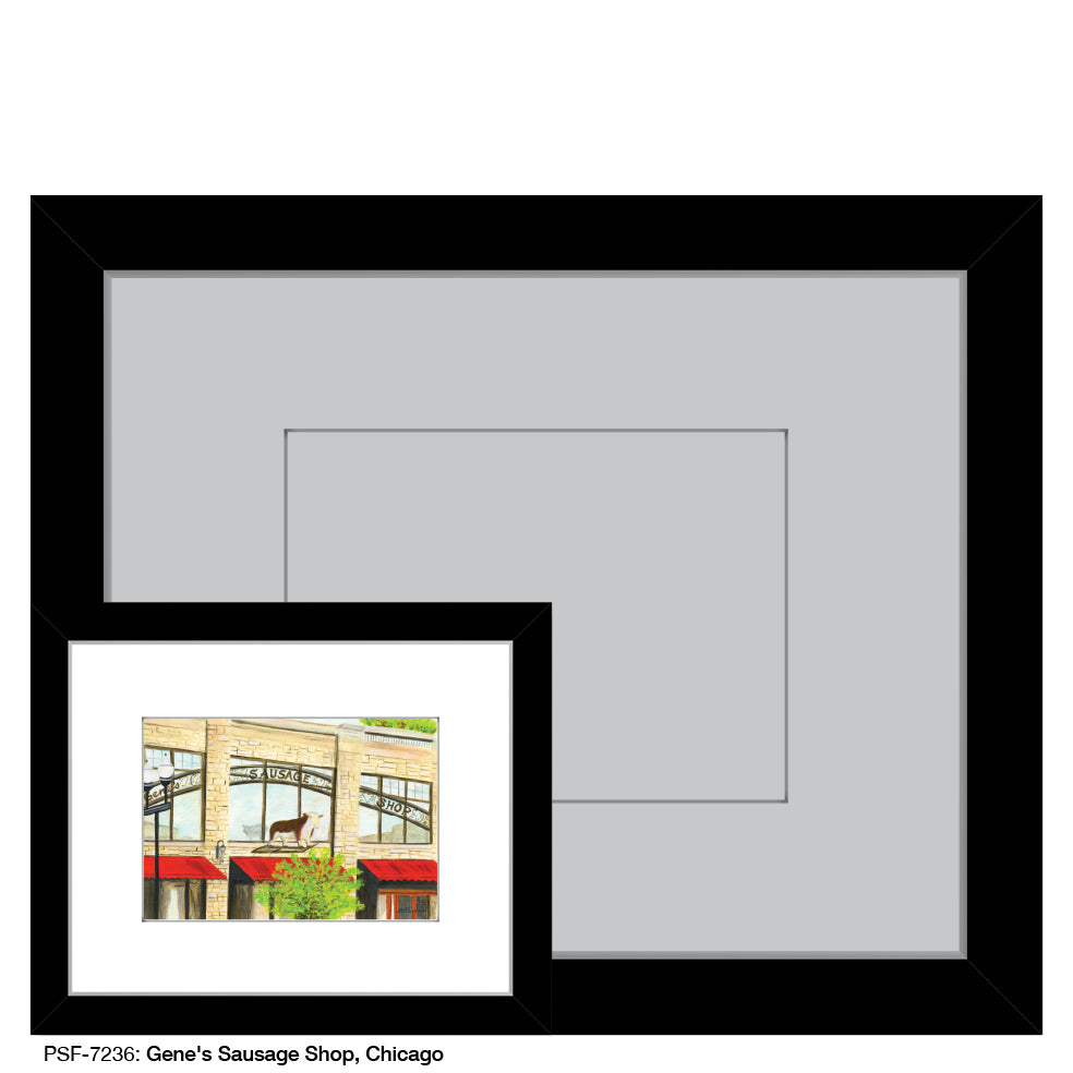 Gene's Sausage Shop, Chicago, Print (#7236) - Printed Canvas