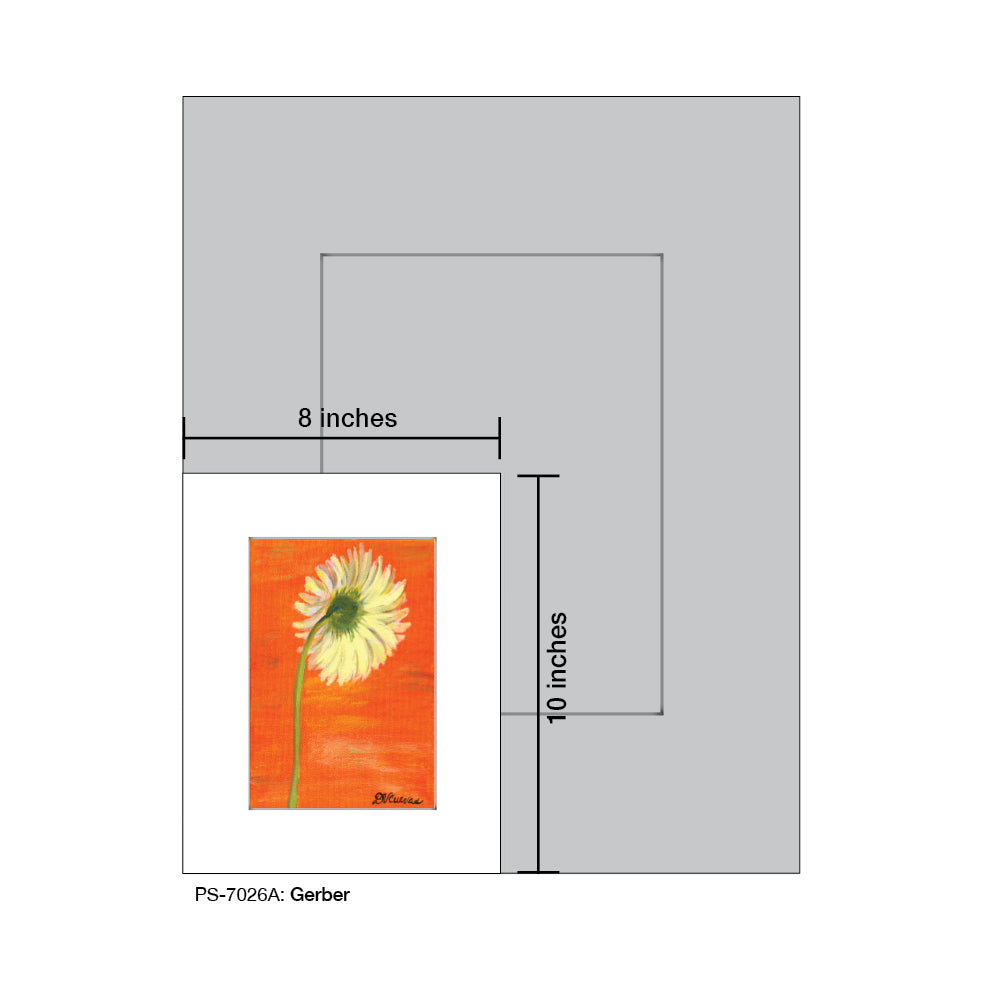 Gerber 1, Print (#7026A) - Printed Canvas