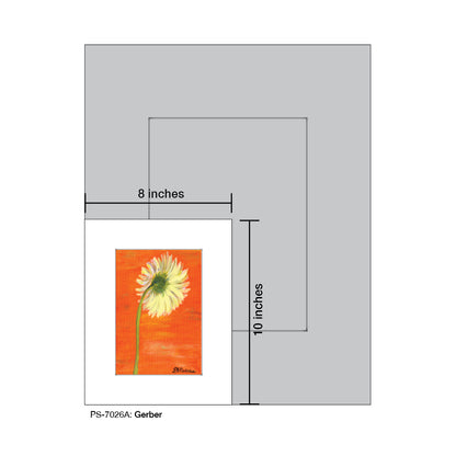 Gerber 1, Print (#7026A) - Printed Canvas