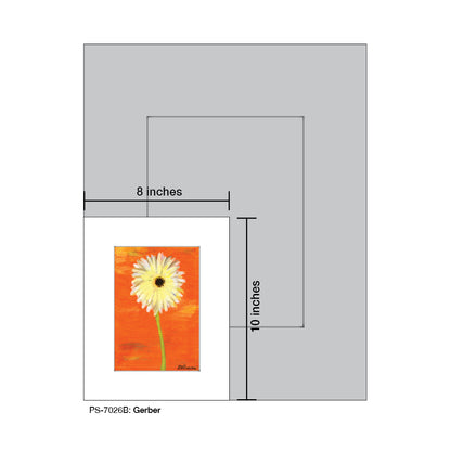 Gerber 2, Print (#7026B) - Printed Canvas