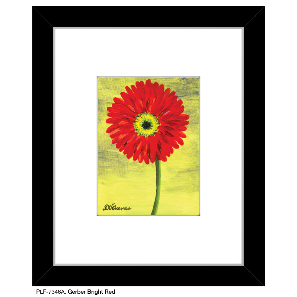 Gerber Bright Red 1, Print (#7346A) - Printed Canvas