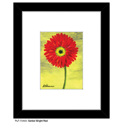 Gerber Bright Red 1, Print (#7346A) - Printed Canvas