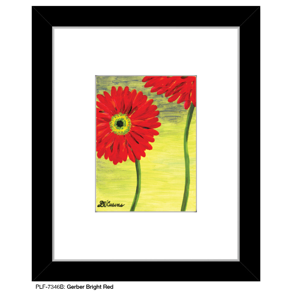 Gerber Bright Red 2, Print (#7346B) - Printed Canvas