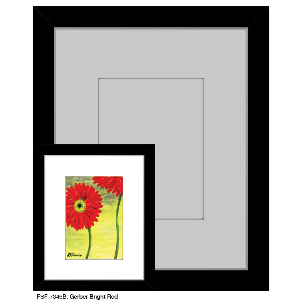 Gerber Bright Red 2, Print (#7346B) - Printed Canvas