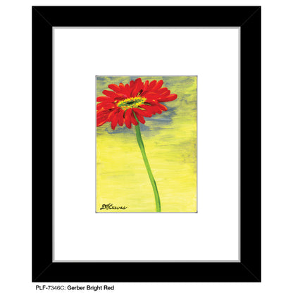 Gerber Bright Red 3, Print (#7346C) - Printed Canvas
