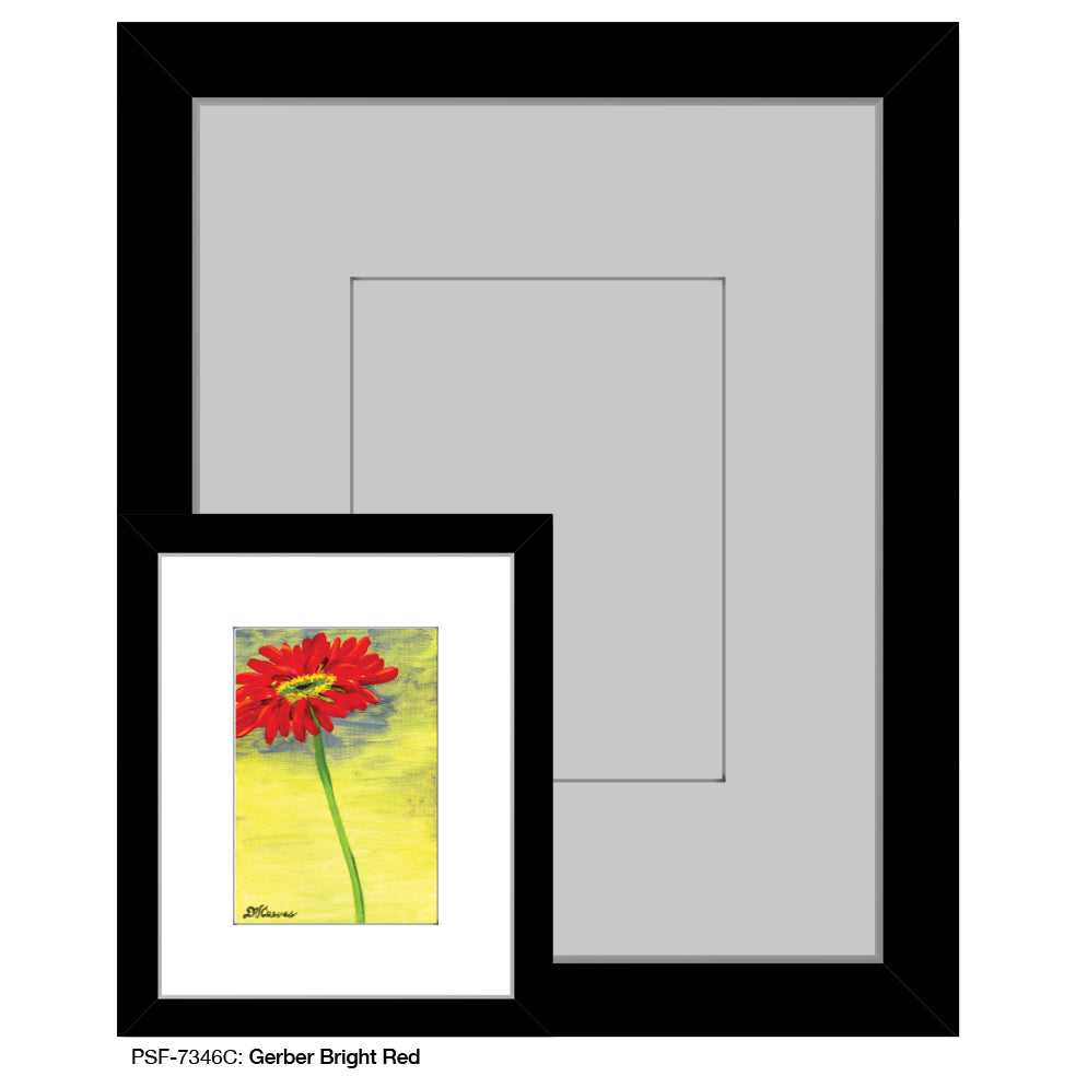 Gerber Bright Red 3, Print (#7346C) - Printed Canvas