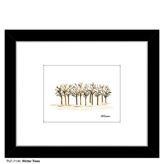 Winter Trees, Print (#7136) - Printed Canvas