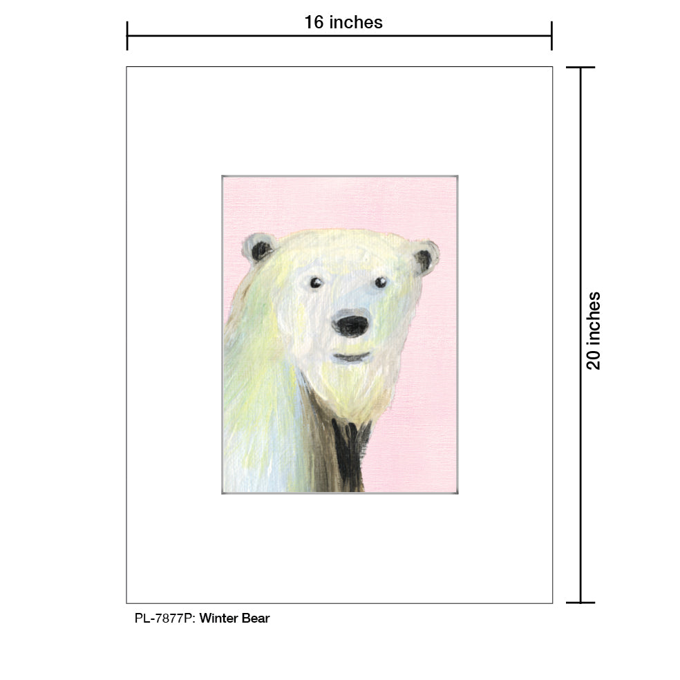 Winter Bear, Print (#7877P) - Printed Canvas