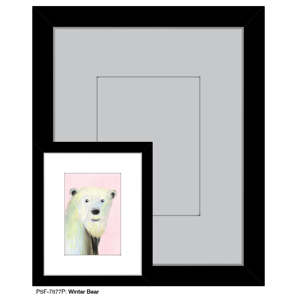 Winter Bear, Print (#7877P) - Printed Canvas