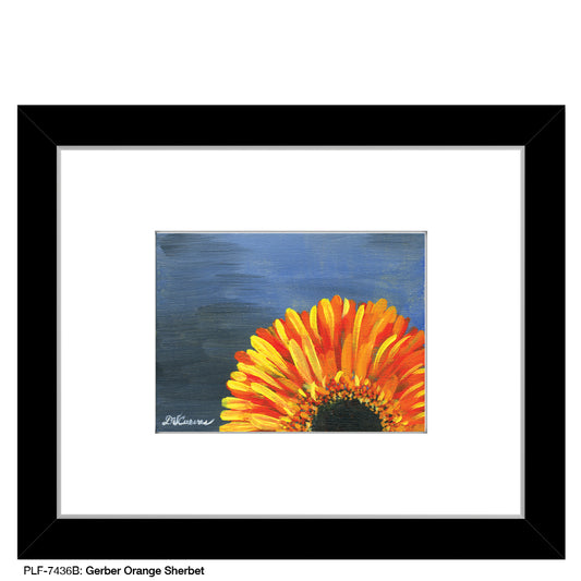 Gerber Orange Sherbet, Print (#7436B) - Printed Canvas