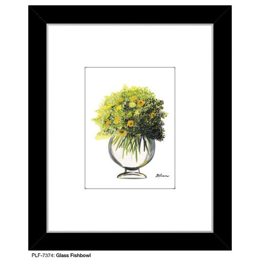 Glass Fishbowl, Print (#7374) - Printed Canvas
