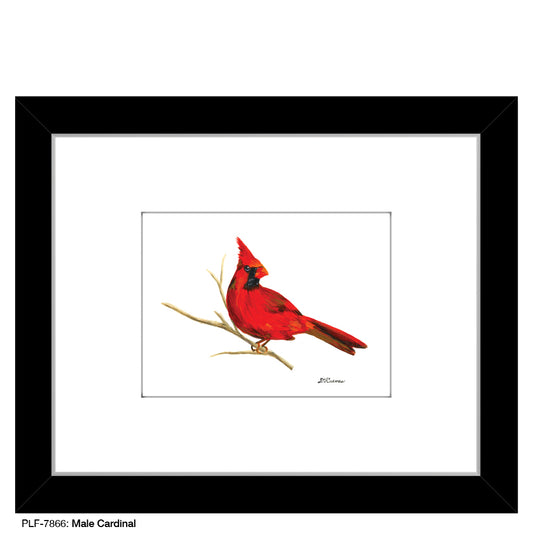 Male Cardinal, Print (#7866) - Printed Canvas