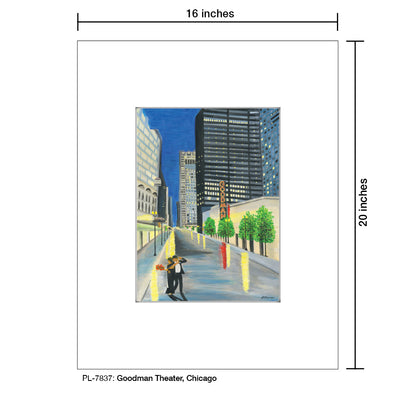 Goodman Theater, Chicago, Print (#7837) - Printed Canvas