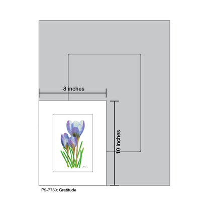 Gratitude, Print (#7759) - Printed Canvas