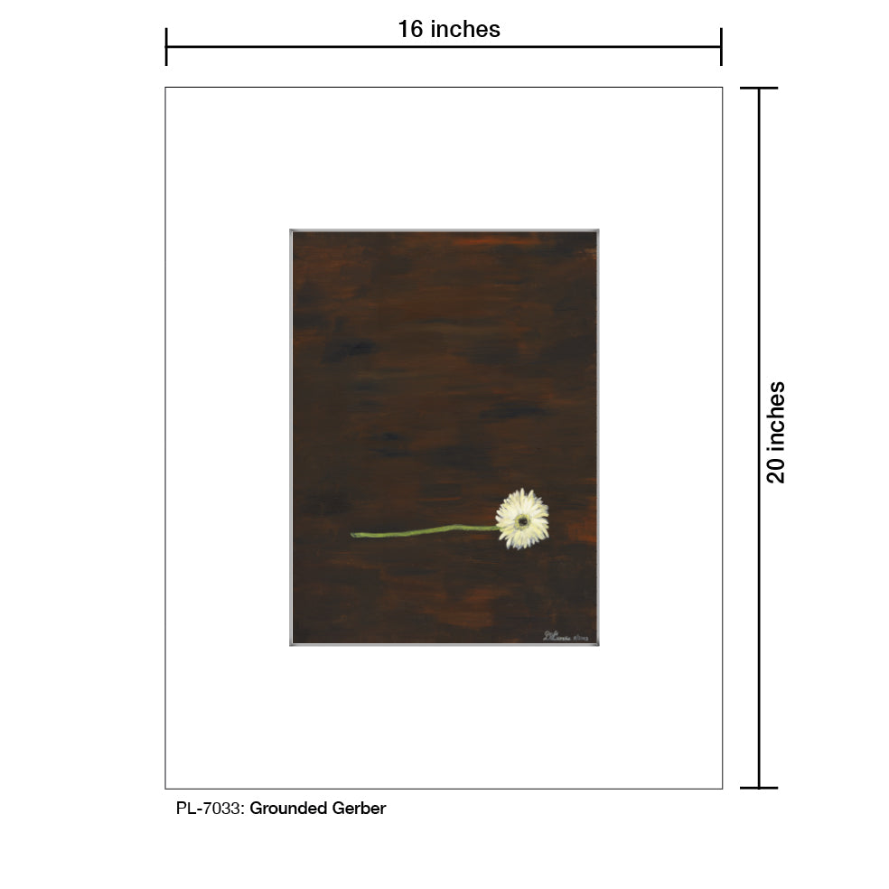 Grounded Gerber, Print (#7033) - Printed Canvas