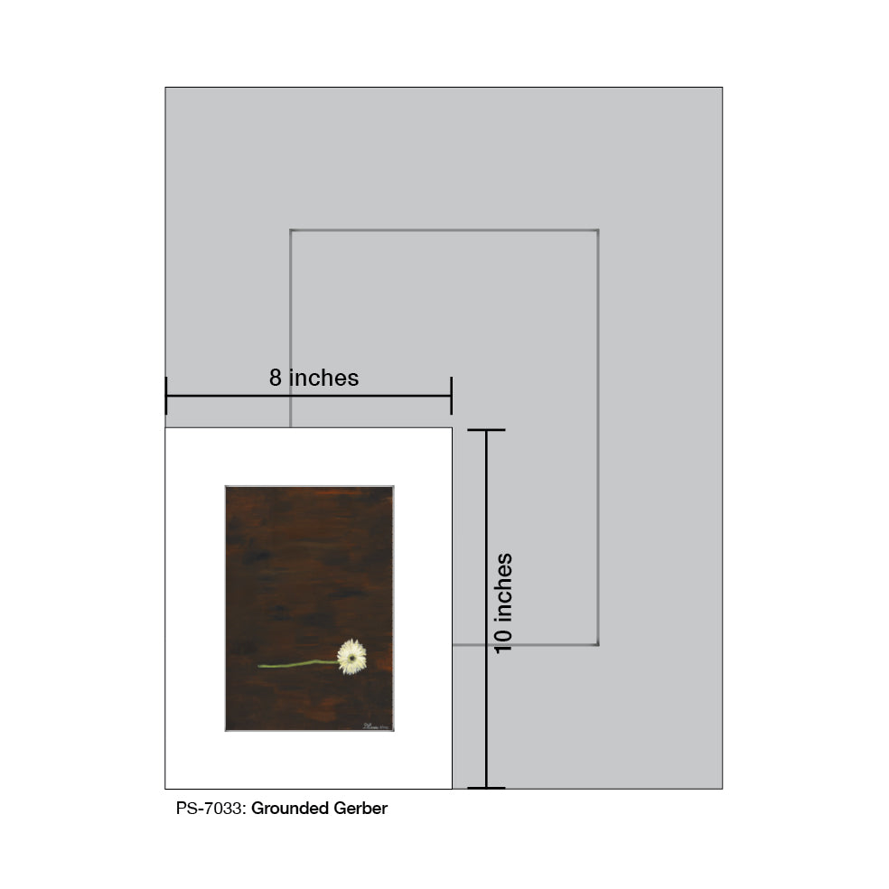 Grounded Gerber, Print (#7033) - Printed Canvas