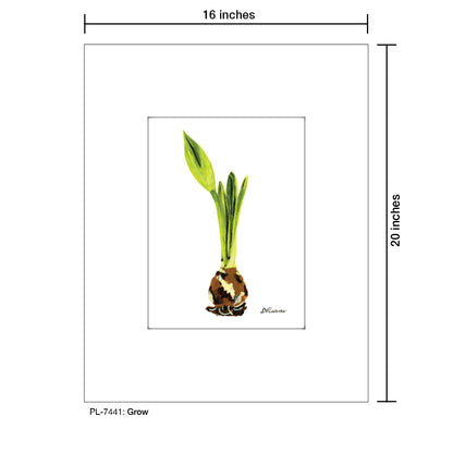 Grow, Print (#7441) - Printed Canvas