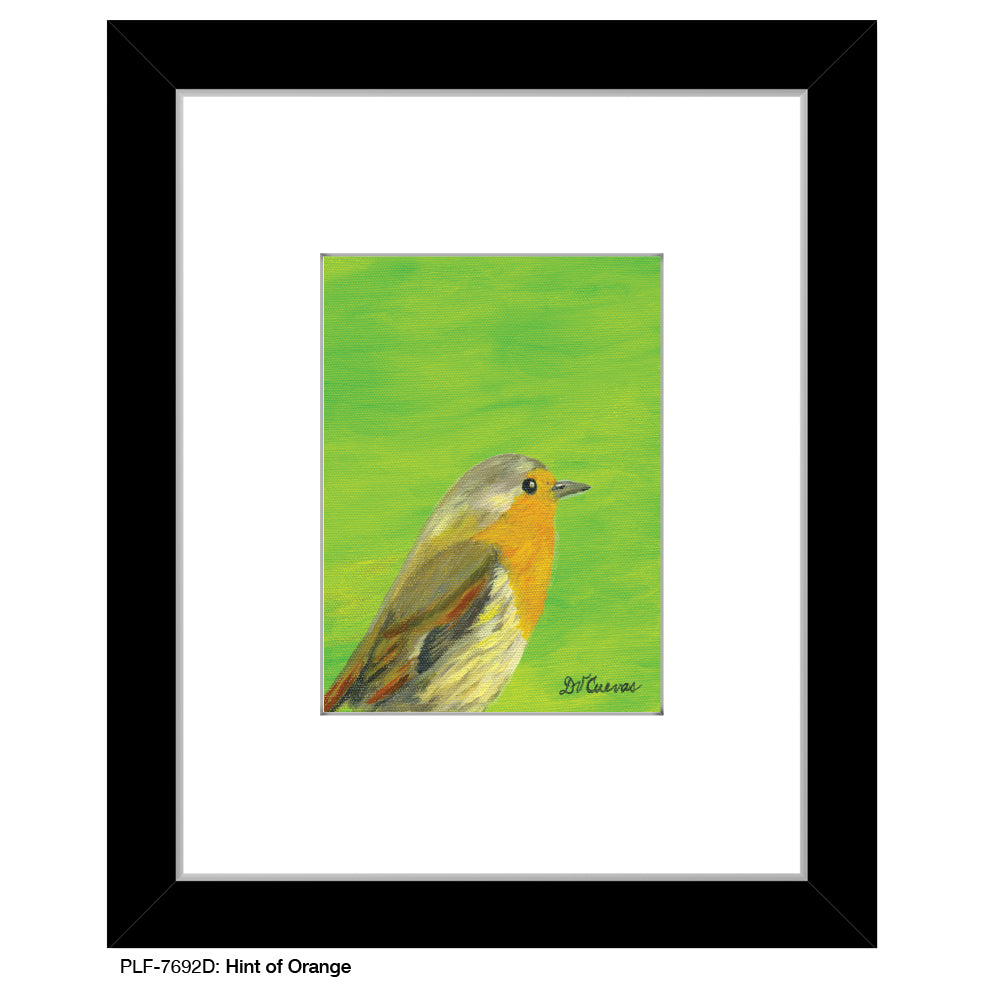 Hint of Orange, Print (#7692D), Print Matted, www.printedcanvas.com