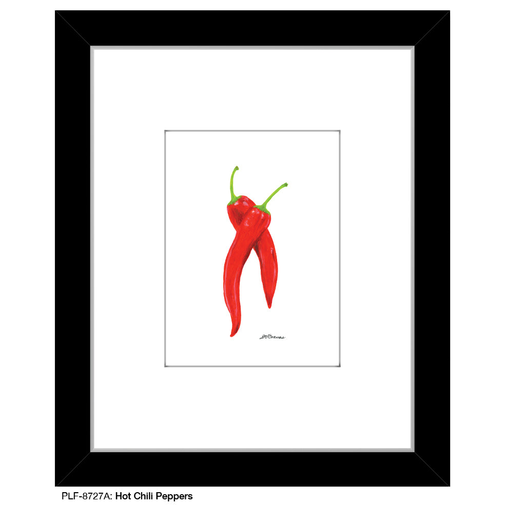 Hot Chili Peppers, Print (#8727A), Print Matted, www.printedcanvas.com