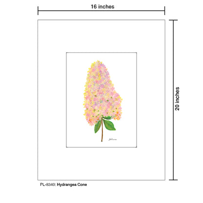 Hydrangea Cone, Print (#8340A), Printe Matted, www.printedcanvas.com