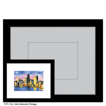 John Hancock, Chicago, Print (#7362) - Printed Canvas