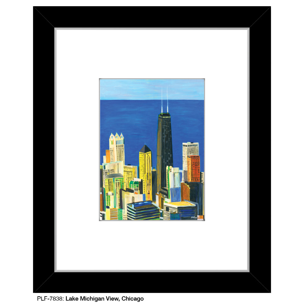 Lake Michigan View, Chicago, Print (#7838) - Printed Canvas