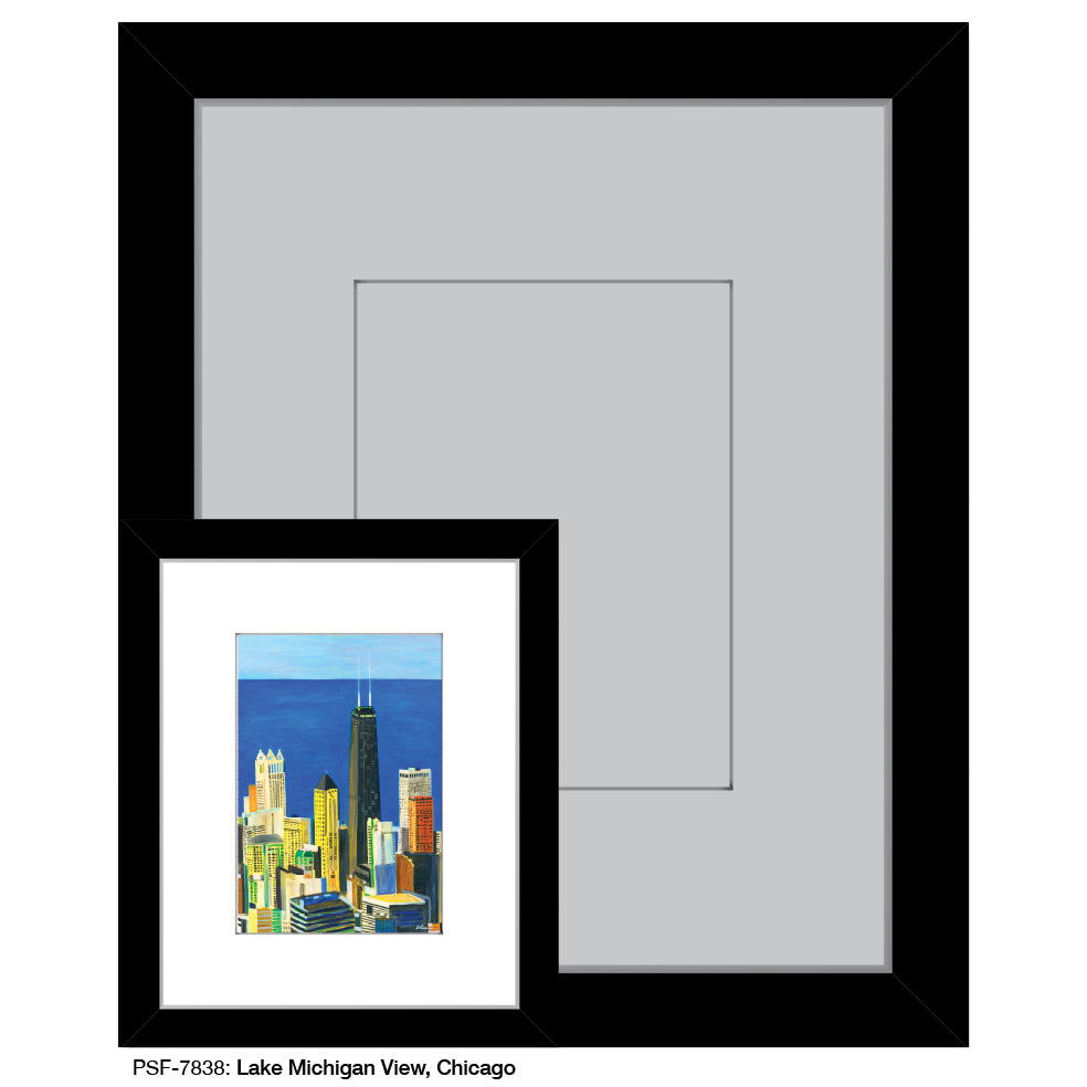 Lake Michigan View, Chicago, Print (#7838) - Printed Canvas