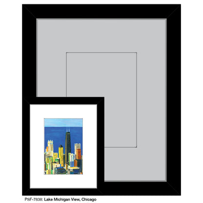 Lake Michigan View, Chicago, Print (#7838) - Printed Canvas