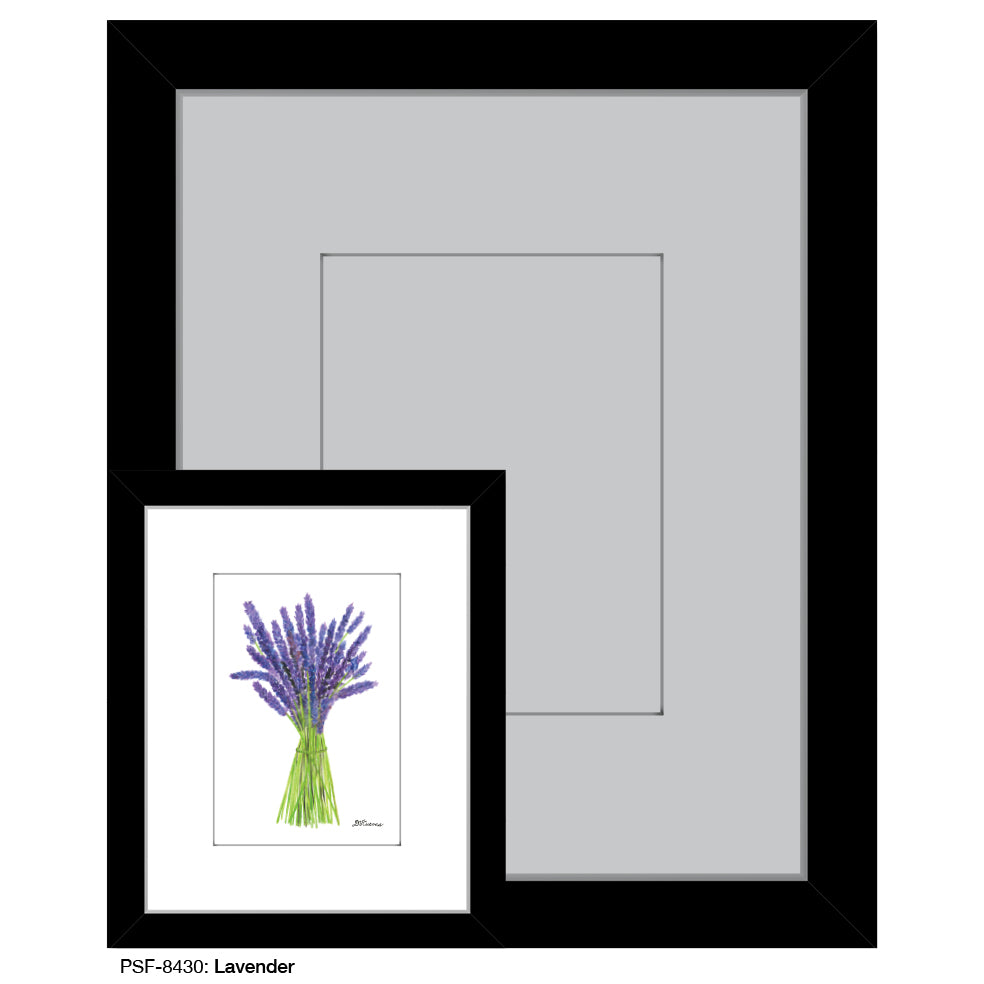 Lavender, Print (#8430C), Print Matted, www.printedcanvas.com
