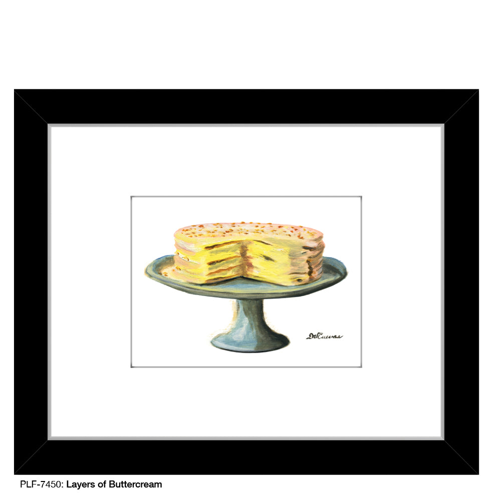 Layers of Buttercream, Print (#7450) - Printed Canvas