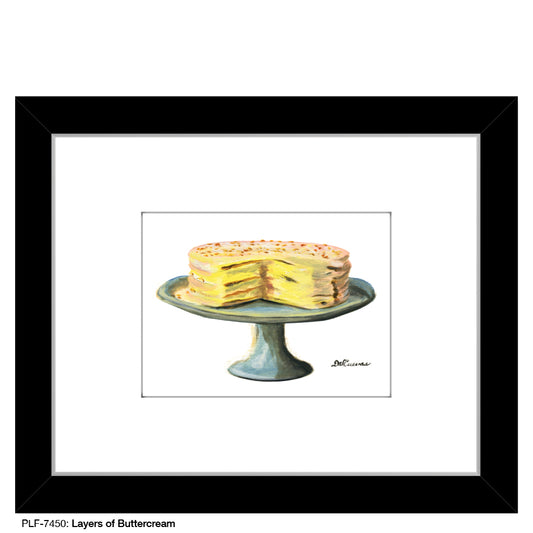 Layers of Buttercream, Print (#7450) - Printed Canvas