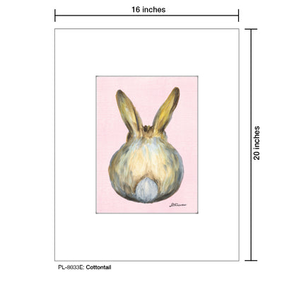 Cottontail, Print (#8033E), Printe Matted, www.printedcanvas.com