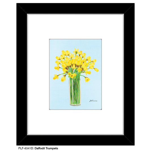 Daffodil Trumpets, Print (#8341D), Print Matted, www.printedcanvas.com