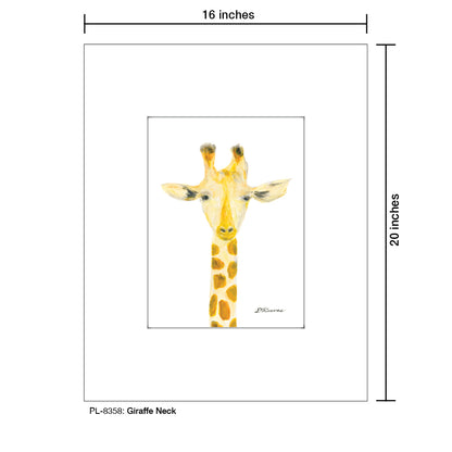 Giraffe Neck, Print (#8358) - Printed Canvas