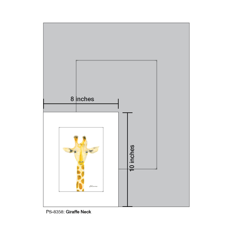 Giraffe Neck, Print (#8358) - Printed Canvas