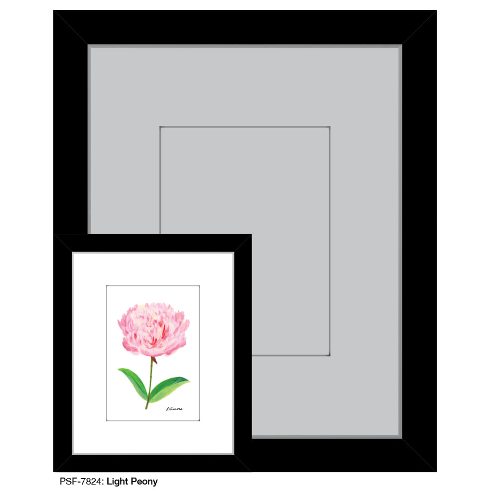 Light Peony, Print (#7824) - Printed Canvas