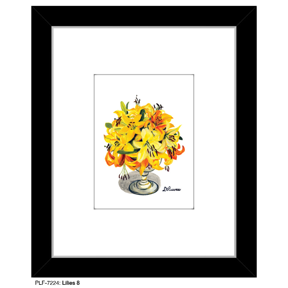 lilies 8, Print (#7224) - Printed Canvas