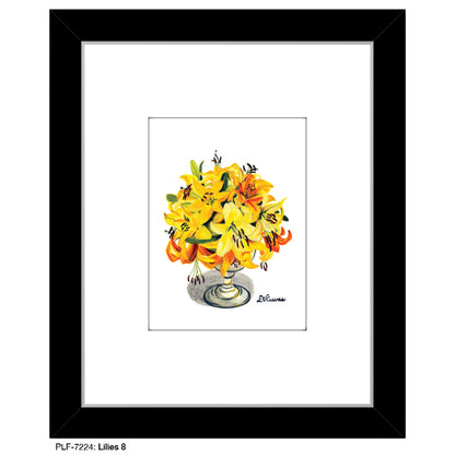 lilies 8, Print (#7224) - Printed Canvas