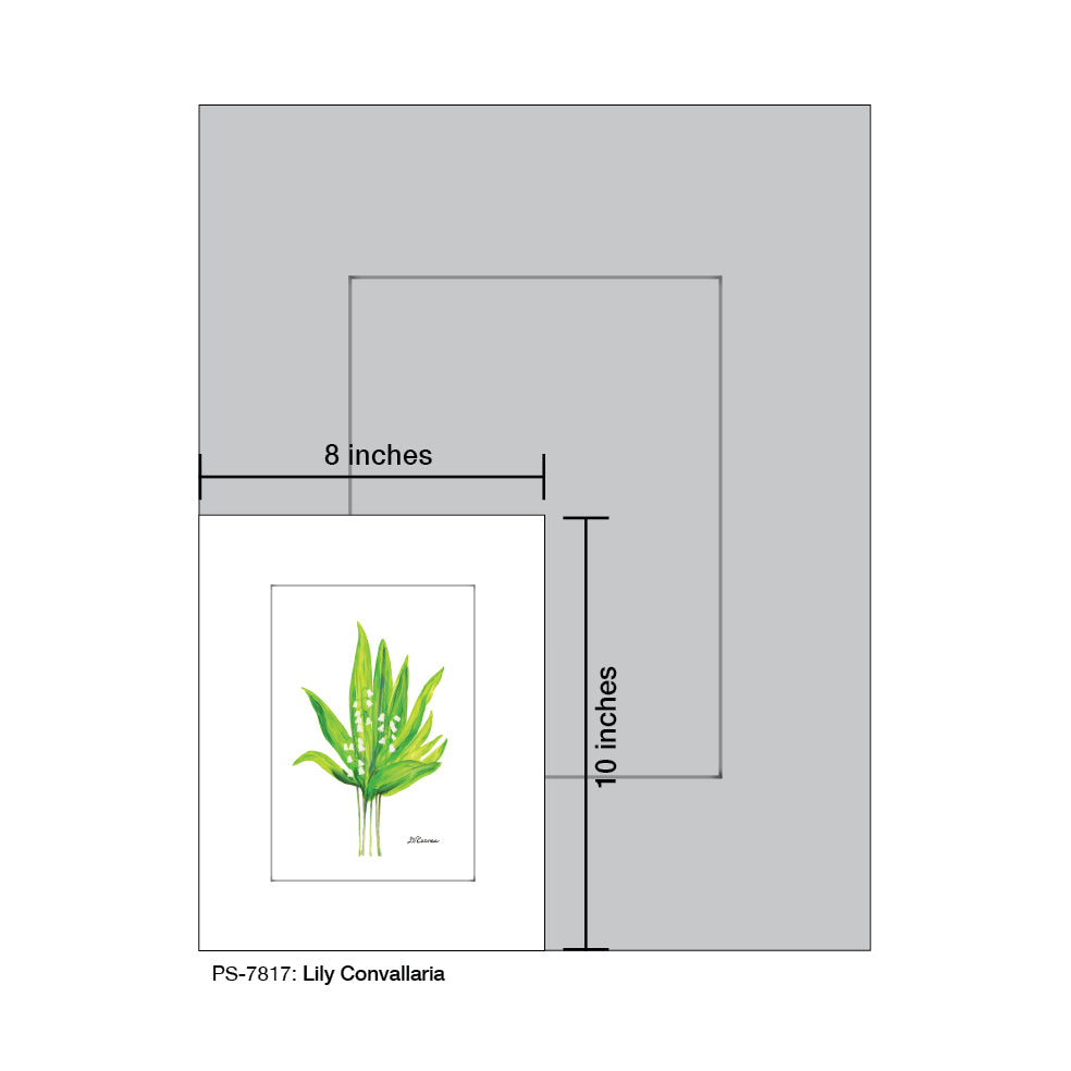 Lily Convallaria, Print (#7817) - Printed Canvas